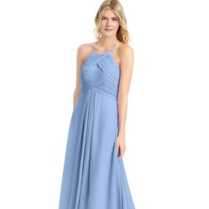 Azazie Ginger Steel Blue